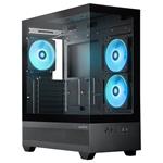 CHIEFTEC Vista / ATX / 3x120mm ARGB fan / USB 2.0 / USB 3.0 / USB-C / prosklená / černá GT-01B-OP