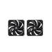 CHIEFTEC vodní chlazení CPU Iceberg 240 Dark, 2x120mm, ARGB vodní blok, LGA1851, AM5, černá CLC-240-BLK