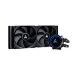 CHIEFTEC vodní chlazení CPU Iceberg 240 Dark, 2x120mm, ARGB vodní blok, LGA1851, AM5, černá CLC-240-BLK