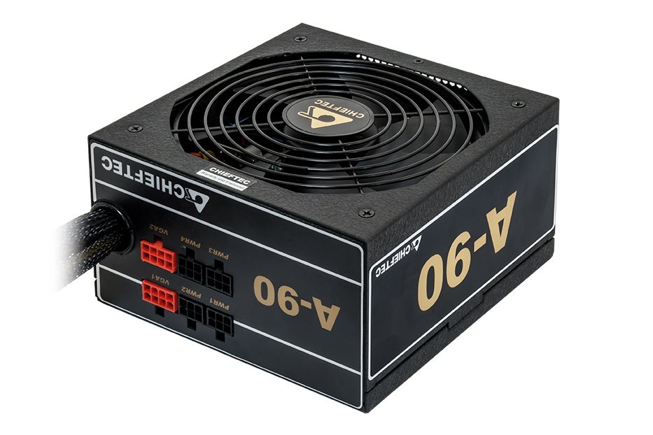 CHIEFTEC zdroj A-90 Series GDP-650C/ 650W/ 14cm fan/ akt.PFC/ modulární kabely/ 90PLUS Gold