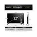 CHiQ LF32FT TV 32", FHD, smart, Google TV, dbx-tv, Dolby Audio, Frameless