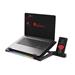 Chladící podložka pro NB Genesis Oxid 450 RGB do 15.6", hliníkové tělo NHG-1678