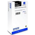 Čierna atramentová kazeta EPSON série WF-8xxx XL čierna - 5000 str. (100 ml) C13T75514N