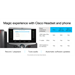 Cisco 561 Wireless Single - Náhlavní souprava - náhlavní - upravitelná - DECT 6.0 - bezdrátový - s CP-HS-WL-561-S-EU=