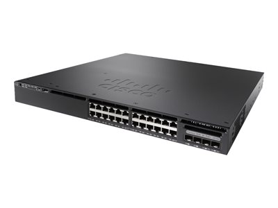 Cisco Catalyst 3650-24PS-S - Přepínač - L3 - řízený - 24 x 10/100/1000 (PoE+) + 4 x SFP - desktop, WS-C3650-24PS-S-RF