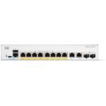 Cisco Catalyst switch C1200-8FP-2G (8xGbE,2xGbE/SFP combo,8xPoE+,120W,fanless) C1200-8FP-2G
