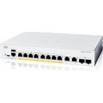 Cisco Catalyst switch C1200-8P-E-2G (8xGbE,2xGbE/SFP combo,8xPoE+,67W,fanless) - REFRESH C1200-8P-E-2G-RF