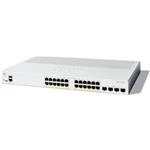 Cisco Catalyst switch C1300-24P-4G (24xGbE,4xSFP,24xPoE+,195W,fanless) - REFRESH C1300-24P-4G-RF