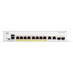 Cisco Catalyst switch C1300-8FP-2G (8xGbE,2xGbE/SFP combo,8xPoE+,120W,fanless) C1300-8FP-2G