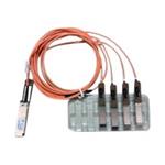 Cisco Direct-Attach Active Optical Cable - Síťový kabel - QSFP (M) do SFP+ (M) - 1 m - aktivní - bé QSFP-4X10G-AOC1M=