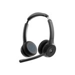Cisco Headset 722 - Náhlavní souprava - náhlavní - Bluetooth - bezdrátový - uhlíková čerň - Cisco W HS-WL-722-BUNA-C