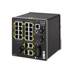 Cisco Industrial Ethernet 2000 Series - Přepínač - řízený - 16 x 10/100 (PoE+) + 2 x kombinace Giga IE-2000-16PTC-G-E