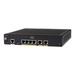 Cisco Integrated Services Router 931 - Směrovač - 4portový switch - GigE - porty WAN: 2 C931-4P