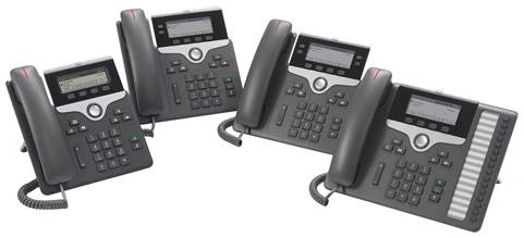 Cisco IP Phone 7821 - Telefon VoIP - SIP, SRTP - 2 linky CP-7821-K9=