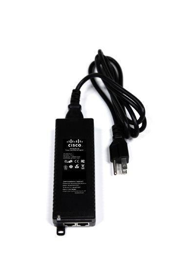 Cisco Meraki 802.3at PoE Injector - Dávkovač energie - AC 100-240 V - 30 Watt - výstupní konektory: MA-INJ-4-EU