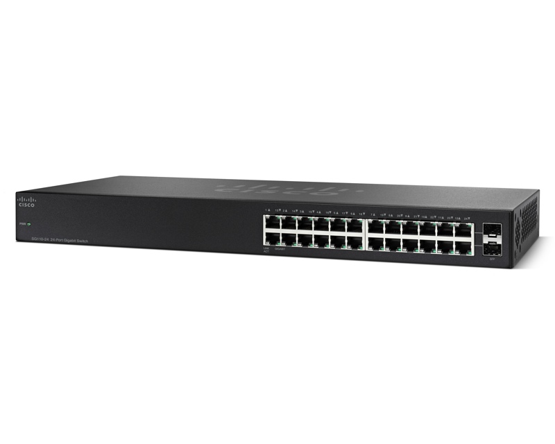 Cisco SG110-24 24-Port Gigabit Unmanaged Switch REFRESH SG110-24-EU-RF