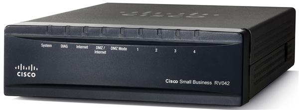 Cisco Small Business RV042 - Směrovač - 4portový switch - porty WAN: 2 RV042-EU