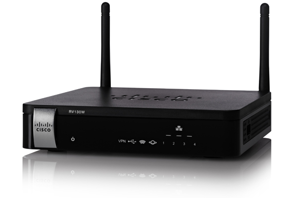Cisco Small Business RV130W - Bezdrátový router - 4portový switch - GigE - 802.11b/g/n - 2.4 GHz - RV130W-E-K9-G5
