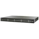 Cisco Small Business SF500-48 - Přepínač - řízený - 48 x 10/100 + 2 x kombinace Gigabit SFP + 2 x S SF500-48-K9-G5