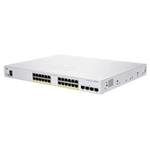 Cisco switch CBS350-24FP-4X, 24xGbE RJ45, 4x10GbE SFP+, PoE+, 370W - REFRESH CBS350-24FP-4X-EU-RF