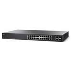 Cisco switch SF220-24P-RF, 24x10/100, 2xGbE SFP/RJ-45, PoE, REFRESH SF220-24P-K9-EU-RF