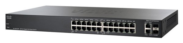 Cisco switch SG250-26, 24x10/100/1000, 2xGbE SFP/RJ-45 SG250-26-K9-EU