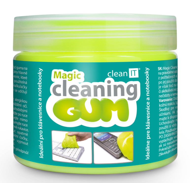 CLEAN IT Magic Cleaning Gum,pročištění klávesnic a nerovných povrchů CL-200