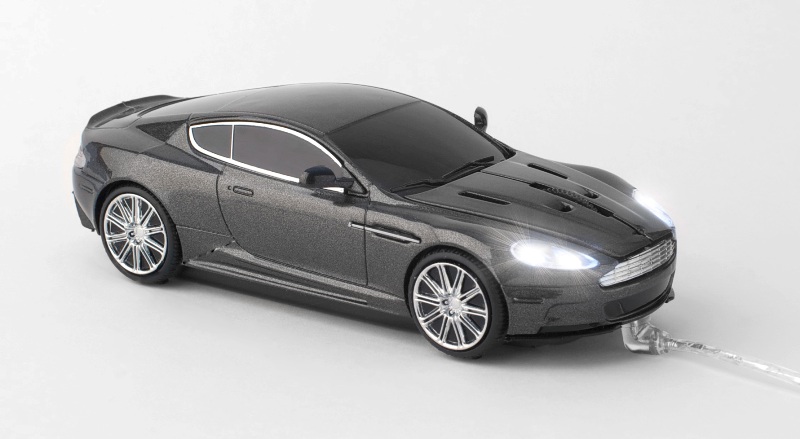 CLICK CAR MOUSE Aston Martin DBS auantum silver (USB Wired) 660318