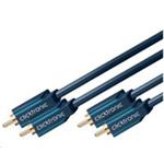 ClickTronic HQ OFC kabel 2x Cinch - 2x Cinch RCA, M/M, 0.5m CLICK70376