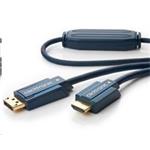 ClickTronic HQ OFC kabel DisplayPort - HDMI typ A, zlacené kon., 3D, M/M, 10m CLICK70724