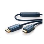 CLICTRONIC Kabel HQ Display Port - HDMI, 3m, 3D, zlacené konektory, dvojité stínění CLICK70721
