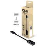 Club3D Adaptér aktivní DisplayPort 1.4 na HDMI 2.0b, HDR, 19cm CAC-1080