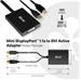 Club3D Adaptér aktivní Mini DisplayPort 1.2 na Dual Link DVI-D Active Adapter, 4k30Hz, 60cm CAC-1130