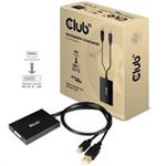 Club3D Adaptér aktivní Mini DisplayPort 1.2 na Dual Link DVI-D Active Adapter, 4k30Hz, 60cm CAC-1130