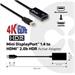 Club3D Adaptér aktivní mini DisplayPort 1.4 na HDMI 2.0b, HDR (M/F), 16cm CAC-1180