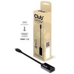 Club3D Adaptér aktivní mini DisplayPort 1.4 na HDMI 2.0b, HDR (M/F), 16cm CAC-1180