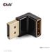Club3D Adaptér DisplayPort na DisplayPort 1.4, 4K120Hz, 8K30Hz, 90° CAC-1008