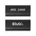 Club3D Adaptér Female USB-C 40G 240W 8K60Hz CAC-2507