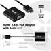 Club3D Adaptér HDMI 1.4 na VGA (M/F), Active with audio CAC-1302