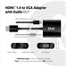 Club3D Adaptér HDMI 1.4 na VGA (M/F), Active with audio CAC-1302