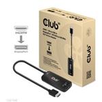 Club3D Adaptér HDMI + Micro USB na DisplayPort 4K120Hz/8K30Hz, Active Adapter M/F CAC-1335