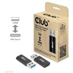 Club3D adaptér USB 3.2 Gen1 Type A na USB 3.2 Gen1 Type C (M/F), černá CAC-1525
