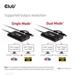 Club3D adaptér USB Gen1 Type-C/-A to Dual HDMI (4K/30Hz) / VGA (1080/60Hz) CSV-1611
