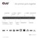 Club3D Dokovací stanice 12v1, USB-C 3.2, 2xHDMI, 1xDP, 2xUSB-C, 3xUSB, 1xmicroSD/SD, 1xRJ45, 1x3.5mm Jack, čern CSV-2541