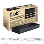 Club3D Dokovací stanice 16v1 ThunderBolt 4, (2xThunderbolt, 3xDP, 2xHDMI, 3xUSB, RJ45, SD-TF Karta, 1xUSB-C, 15 CSV-1583