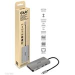 Club3D Dokovací stanice 8v1 USB 3.2 typ C (2xHDMI, 2xUSB-A, RJ45, SD/ Micro SD USB Type-C female port), Triple CSV-1593