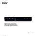 Club3D Dokovací stanice DisplayPort / HDMI KVM Switch, USB-C, PD CSV-1585