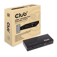 Club3D HDMI 2.0 UHD Switchbox (4 Porty) CSV-1370