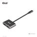 Club3D hub MST (Multi Stream Transport) USB3.2 Gen2 Type-C(DP Alt-Mode) na DisplayPort + HDMI 4K60Hz (M/F) CSV-1552