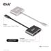 Club3D hub MST (Multi Stream Transport) USB3.2 Gen2 Type-C(DP Alt-Mode) na DisplayPort + HDMI 4K60Hz (M/F) CSV-1552